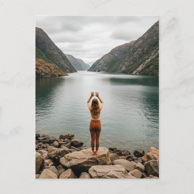 Seu próprio Cartão de Saudação Personalizado de Fo (Frente)