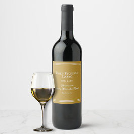 Seu Rótulo Privado Rótulo Homemade Mead Honey Wine