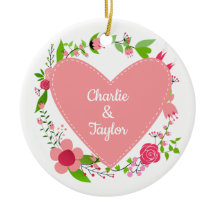 Seu(s) nome(s) em um ornamento personalizado do co