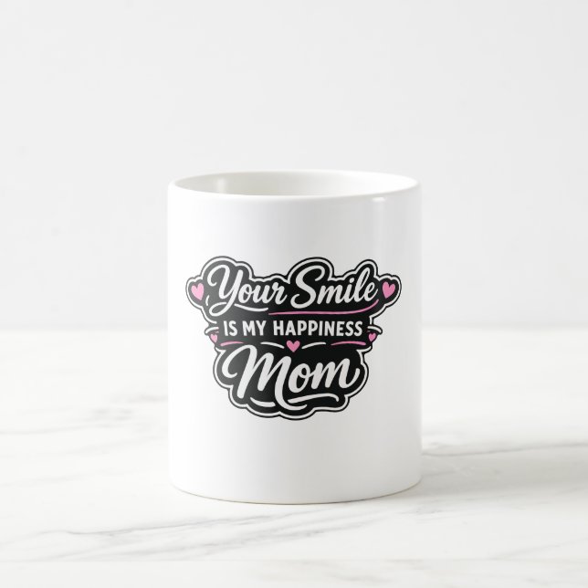 Seu Sorriso É Minha Felicidade Caneca de Café de P (Centro)