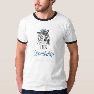 Seu t-shirt da autoridade para ele
