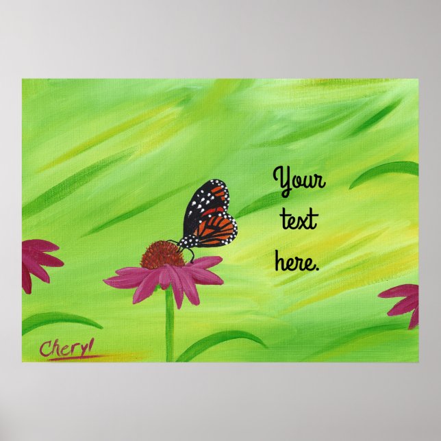 Seu texto, ou Posters da Borboleta Monarca sem tex (Frente)