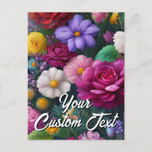 Seu Texto Personalizado Flores Mistas 23 Modelo