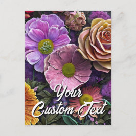 Seu Texto Personalizado Modelo de Flores Mistas 32