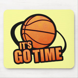 Seu vai o basquetebol Mousepad do tempo