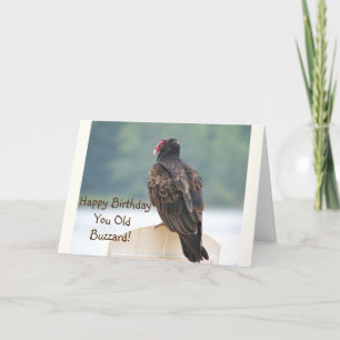 Seu velho cartão de aniversário do Buzzard