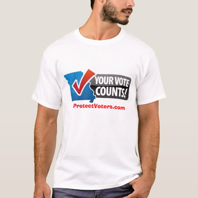 Seu voto conta o t-shirt (Frente)