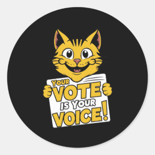 Seu Voto Na Sua Voz! Adesivo