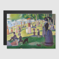 Seurat - Um Domingo em La Grande Jatte Cartão Magn