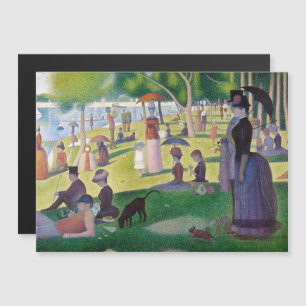 Seurat - Um Domingo na Ilha da Grande Jatte Cartão