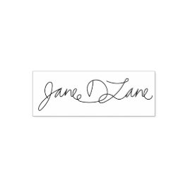 Seus carimbos de autoimpressão de assinatura