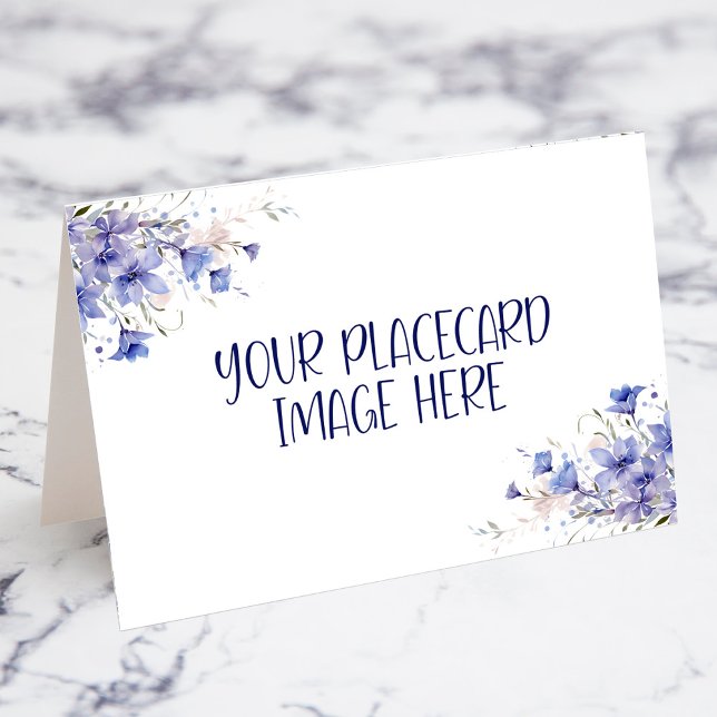 Seus Cartões de Lugar com Imagem Personalizada (Fold Your Own Place Card DIF Craft Project)