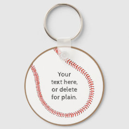 Seus Chaveiros temáticos de Baseball de texto