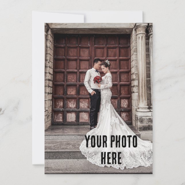SEUS CONVITES DE CASAMENTO PERSONALIZADOS FOTOGRÁF (Frente)