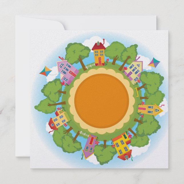 Seus convites personalizados de 5,25" x 5,25" (Frente)