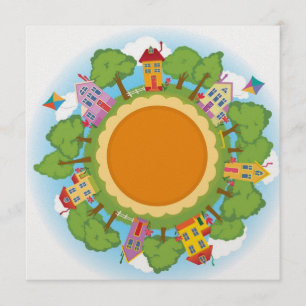 Seus convites personalizados de 5,25" x 5,25"