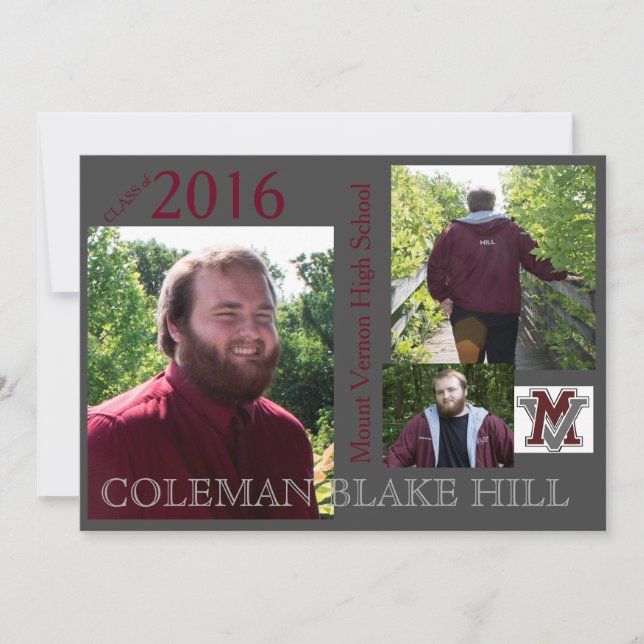 Seus convites personalizados de 5" x 7" (Frente)