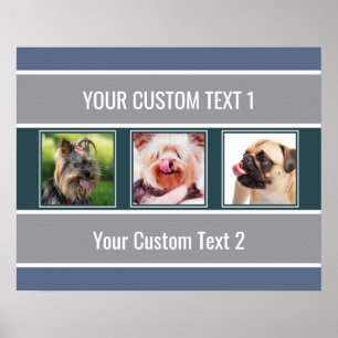 SEUS fotos de Instagram & poster listrado do texto