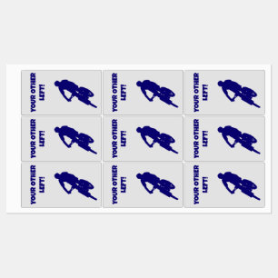 Seus outros adesivos ciclistas esquerdos