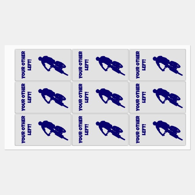 Seus outros adesivos ciclistas esquerdos (Folha)