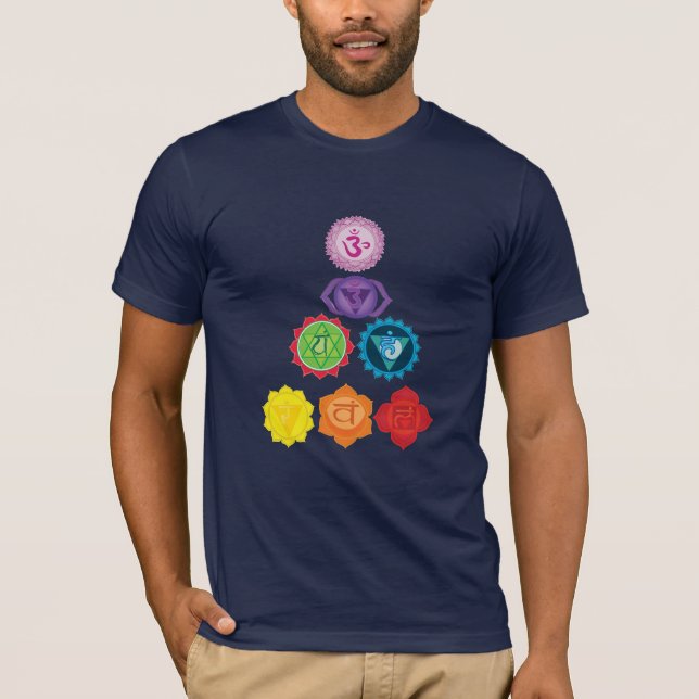 Seven Chakras T-Shirt (Frente)