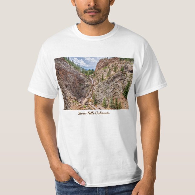 Seven Falls Colorado T-Shirt (Frente)