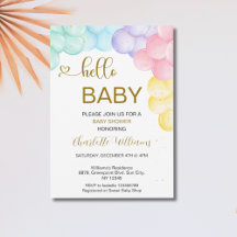 Sexo Convite Neutro ao Chá de fraldas