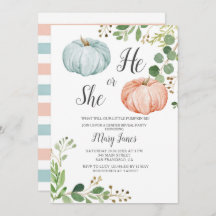 Sexo da Abóbora Revela Convite Verde