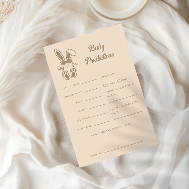 Sexo de bege claro de coelho revela previsões de b (Criador carregado)