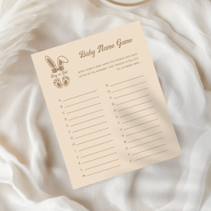 Sexo de Beige Leve Cony Reveal Jogo do Nome do Beb