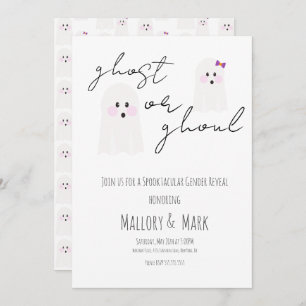 Sexo de Festa de Halloween Convite de Revisão