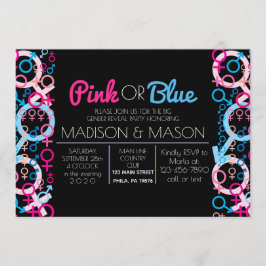 Sexo Desconhecido do GÊNERO Convite para Apresenta