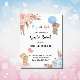 Sexo do orçamento revela pampas de ursos de peluch