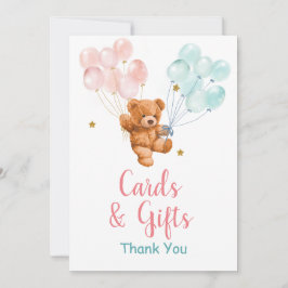 Sexo do Urso Revela Cartões e Presentes de Ballon