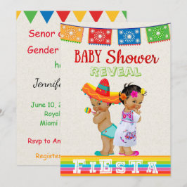 Sexo Mexicano Revelar Convite para Chá de fraldas