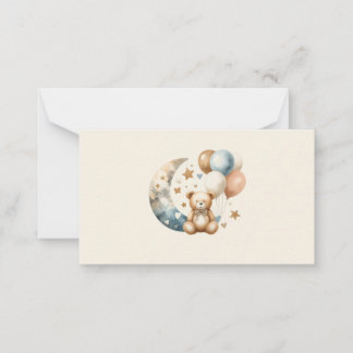 Sexo neutro do Ursinho Cartão Reveal-Advice