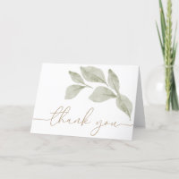 Sexo Neutro Eucalyptus Leaf Baby Cartões de agrade