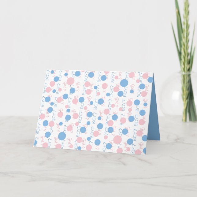 Sexo revela cartão para o garoto (Frente)