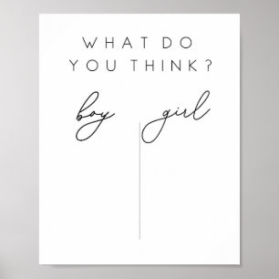 Sexo Revela Poster ou Menina