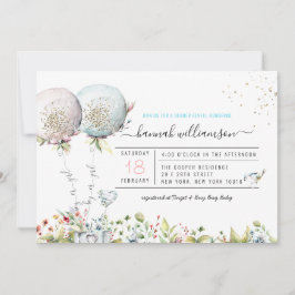 Sexo Revelar Balões Chá de fraldas Convite