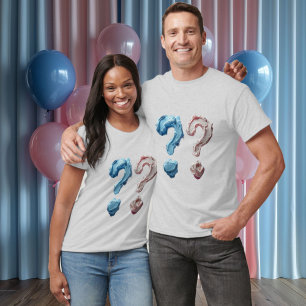 Sexo Revelar T-Shirt Boy ou Girl? Custom Text