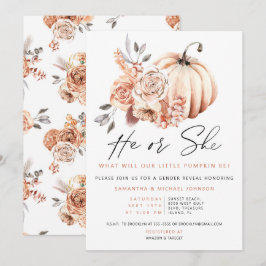 Sexo Revele Convite à Abóbora, Queda