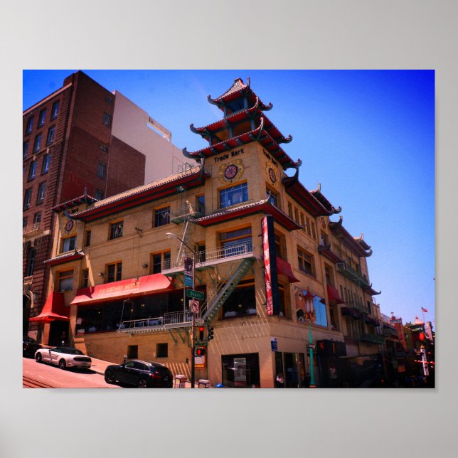 SF Chinatown Trade Mark Building Poster (Frente)