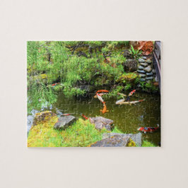 SF Japonês Tea Garden Koi Pond #1 Quebra-cabeça de