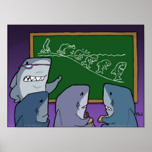 Shaaark! poster da evolução