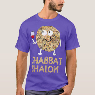Shabbat Shalom Camisa Engraçado Matzo Face Happy P