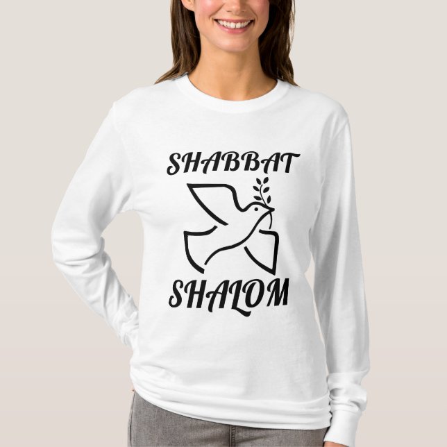 SHABBAT SHALOM T-SHIRTS (Frente)