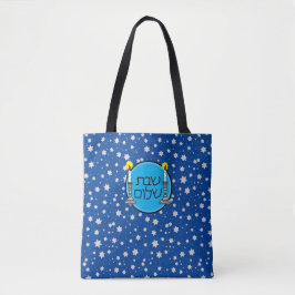 Shabbat Shalom Tote Bag