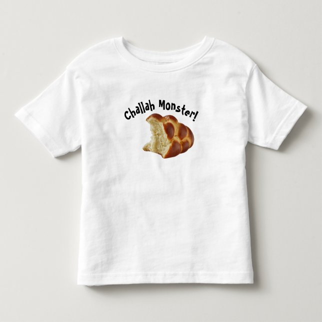 Shabbat T-Shirt de Challah Monster (Frente)