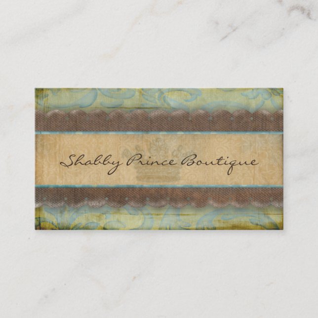 Shabby Prince Cartões de visitas (Frente)